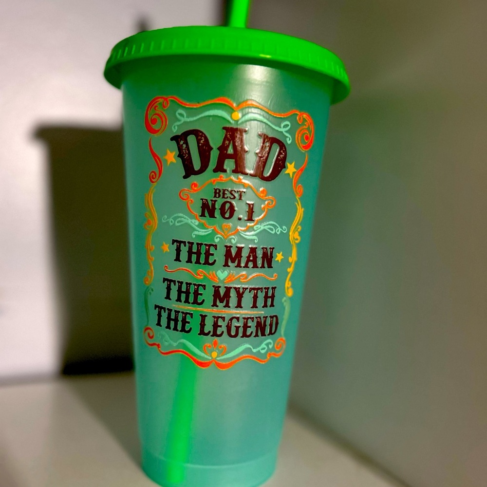 24 oz NEW Handmade Green Cup